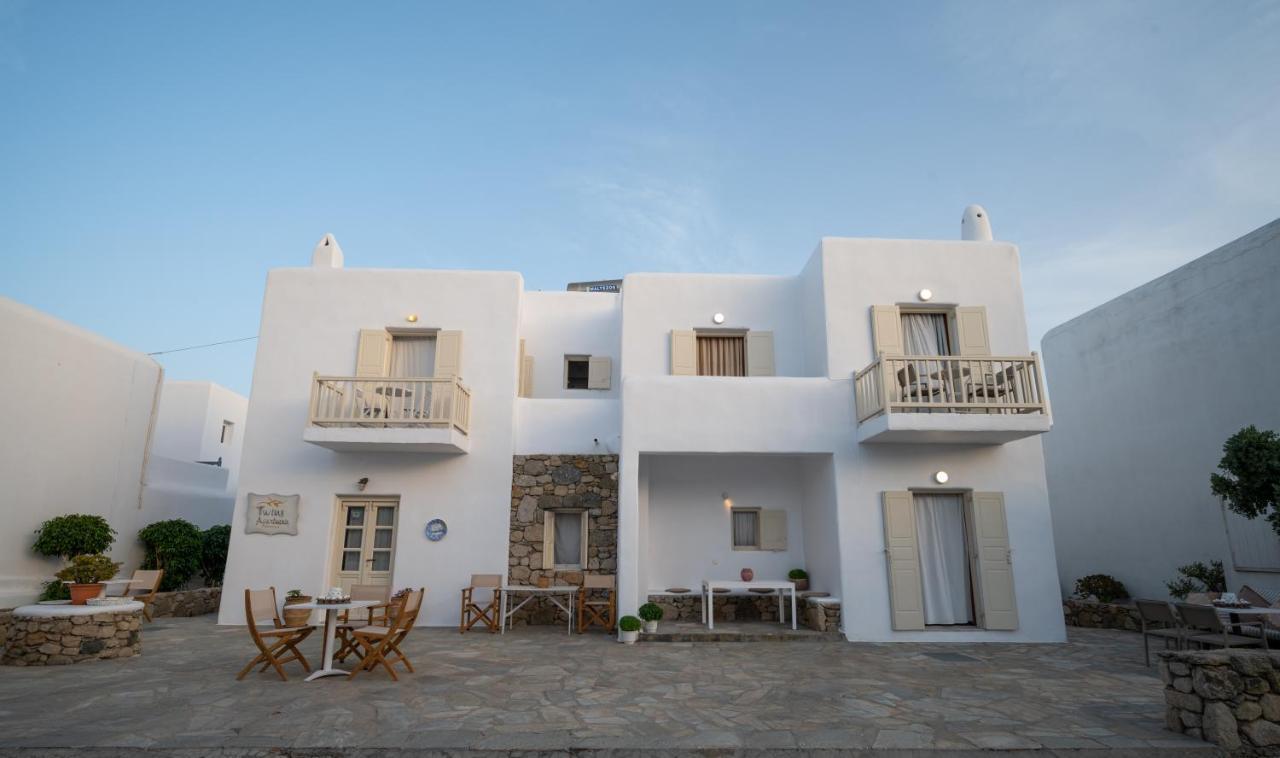 Twins-Trisa Apartments Ornos  Exterior foto
